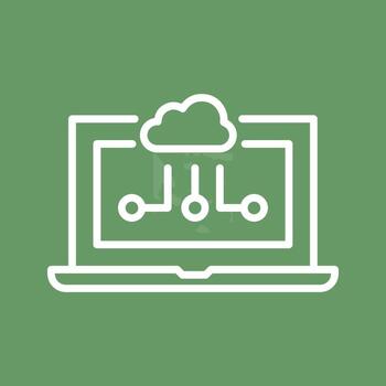 informática vector icono