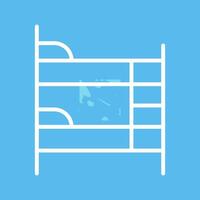 Bunk bed Vector Icon