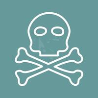 Pirate Skull I Vector Icon