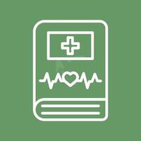 Medical Book Vector Icon