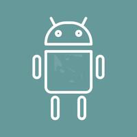 icono de vector de Android