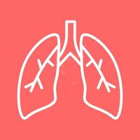 Lungs Vector Icon