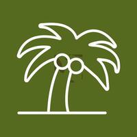 Coconut Tree Vector Icon