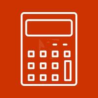 Calculator Vector Icon