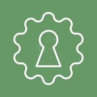 Key Hole Vector Icon