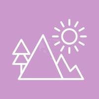 Mountain Vector Icon