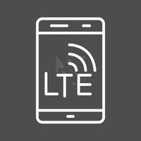 lte vector icono