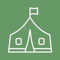 Tent Vector Icon