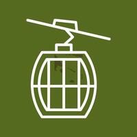 Cable Car Vector Icon