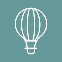 Hot Air Balloon Vector Icon