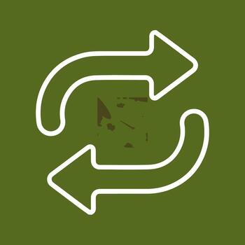 repetir icono vectorial vector