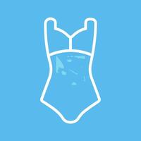 icono de vector de traje de baño