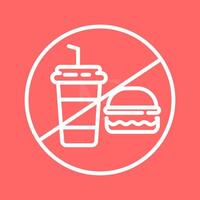 No Food Vector Icon