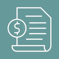 Invoice Vector Icon