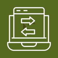 Data Transfer Vector Icon
