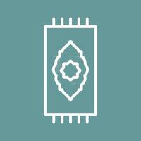 Prayer Rug Vector Icon