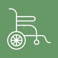 Wheelchair Vector Icon