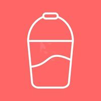 Water Bucket Vector Icon