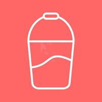 Water Bucket Vector Icon