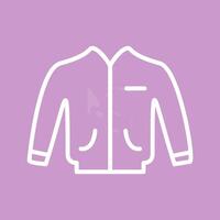 icono de vector de chaqueta