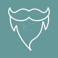 Beard and Moustache II Vector Icon