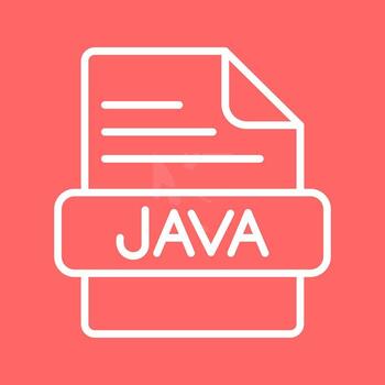 icono de vector de java