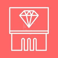 Diamond Exhibit Vector Icon