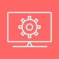 Computer Settings Vector Icon