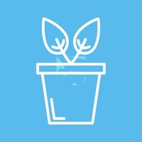 Plant Pot Vector Icon