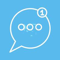 Message Bubbles Vector Icon