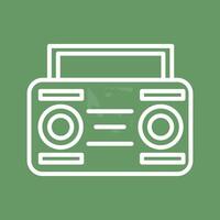 Cassette Player Vector Icon