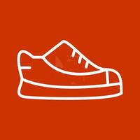 icono de vector de zapato