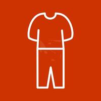 Pyjamas Suit Vector Icon