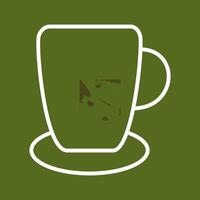 icono de vector de taza de té