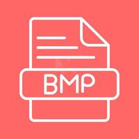 icono de vector de bmp