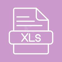 icono de vector xls