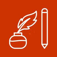 Writing Equipment Vector Icon