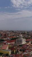 verticale video storico città di Lisbona, Portogallo