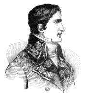 Lucien Bonaparte, vintage engraving. photo