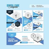 creative and modern flyer rollup banner social media post banner template bundle collection vector