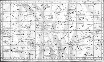 Map of Constellations. photo