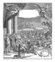 Kidnapping of Villeroy from Cremona, vintage illustration. photo