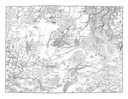 mapa de el provincia de Amberes, Clásico ilustración. foto