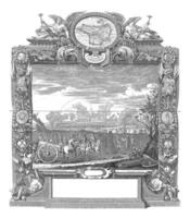 cerco de augsburgo, 1703, Clásico ilustración. foto