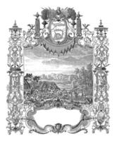 capturar de tortona, 1706, Clásico ilustración. foto