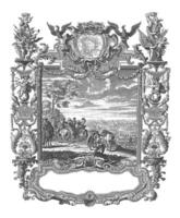 capturar de bethune, 1710, Clásico ilustración. foto