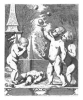 Life and Death, Thomas Dusart, after Werner van den Valckert, 1619 photo