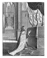 Emperor Maximilian prays for the H. Sacrament photo