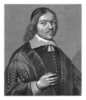 Portrait van Johannes Clauberg, professor at Duisburg photo