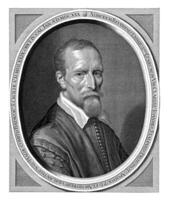 Portrait of Johannes Stalpaert van der Wiele, Willem Jacobsz. Delff, after Johan Dircksz van Nes, 1630 photo